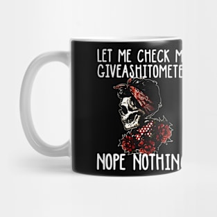 Lets me check my give as hito meter nope nothing nope Mug